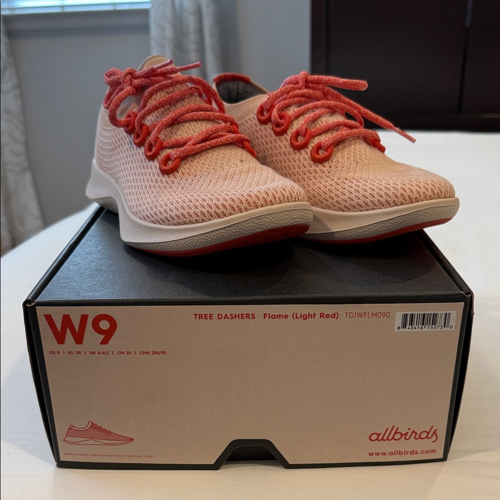 Allbirds Tree Dashers in Flame Pink